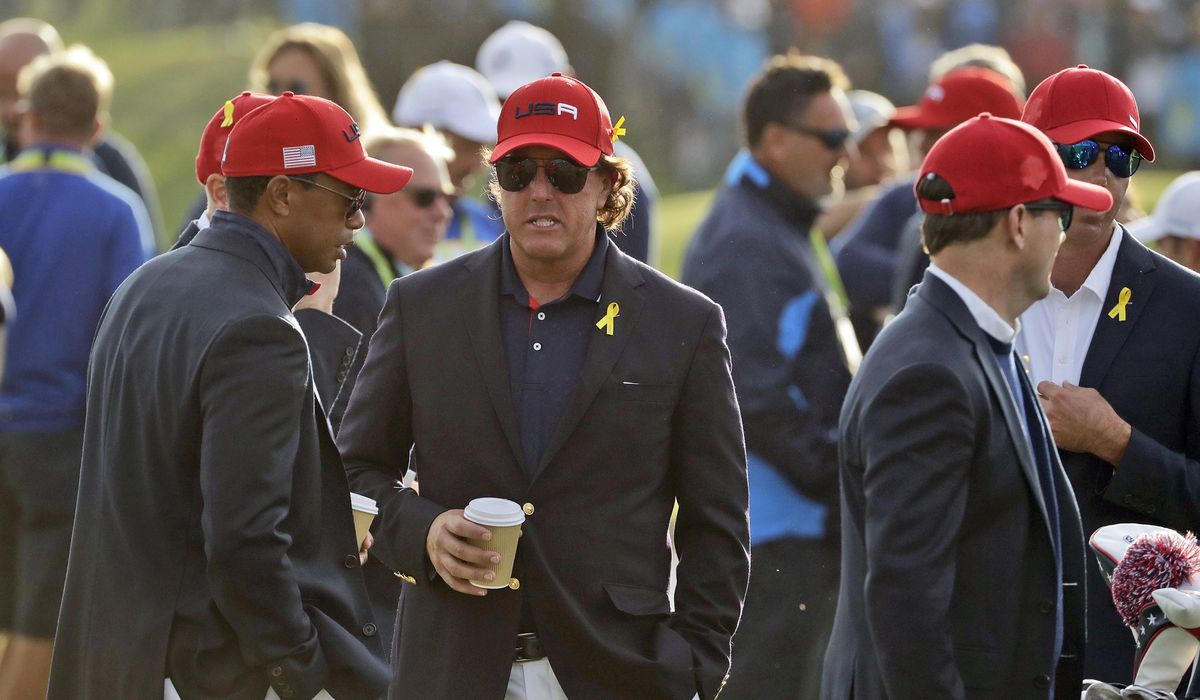 No Tiger Woods, No Phil Mickelson. And maybe a U.S. Ryder Cup win.