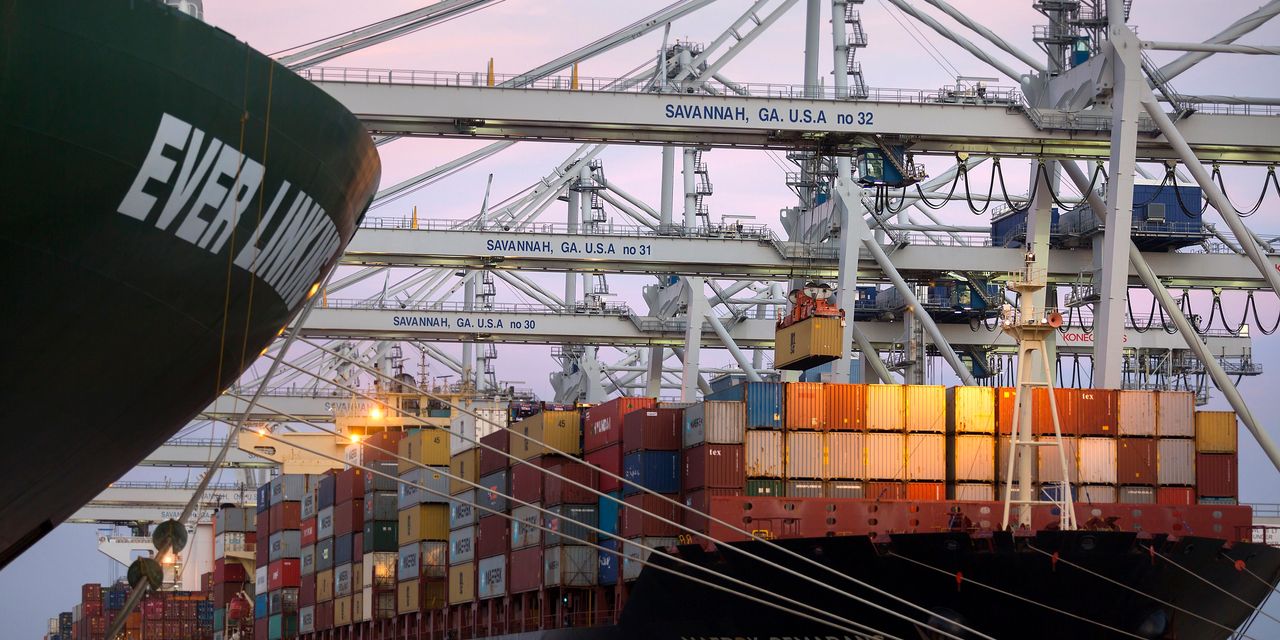 Port Logjams Reach Savannah as Container Ships Idle off Coast