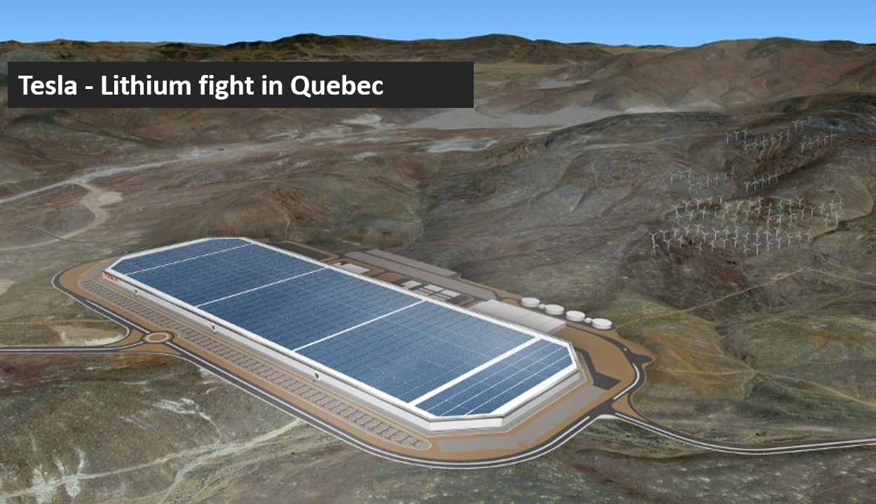 TESLA PLANS TO SECURE RAW MATERIALS IN QUEBEC