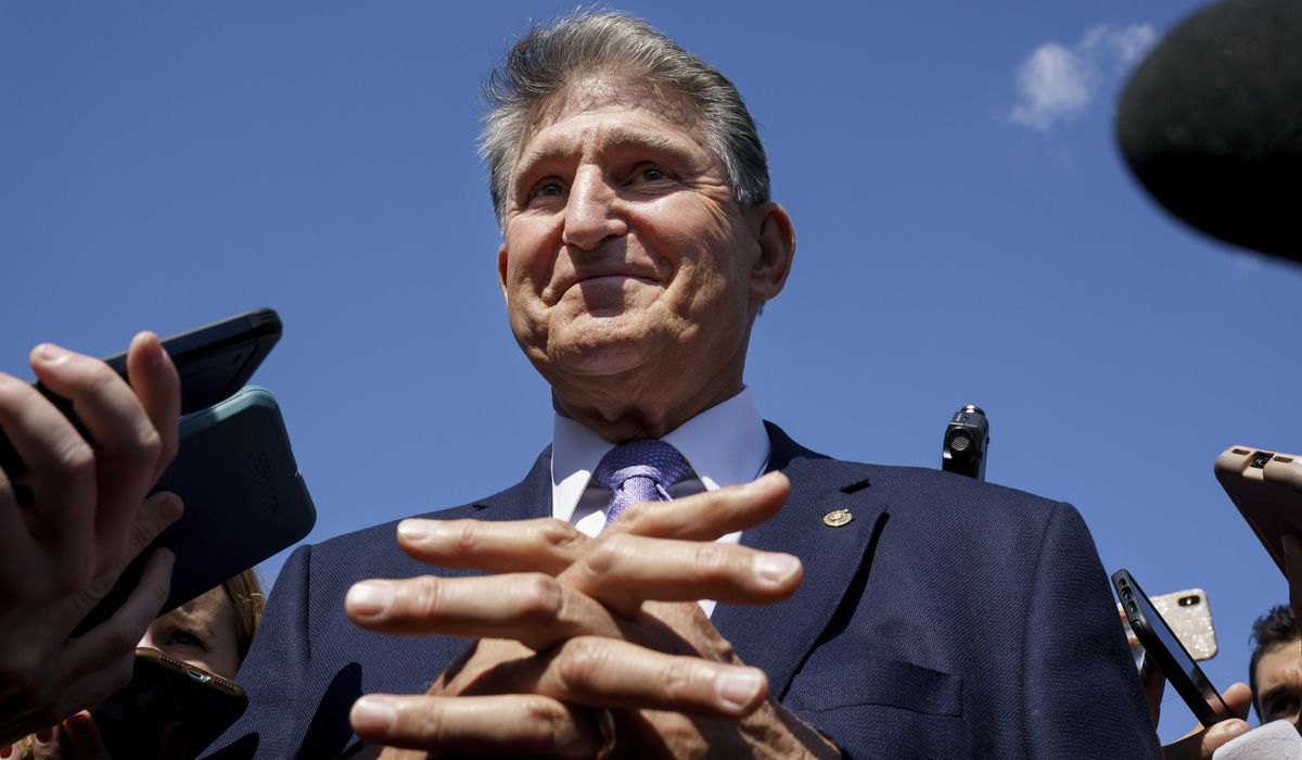 Liberals irked by Manchin call for new Senate apportioned by population