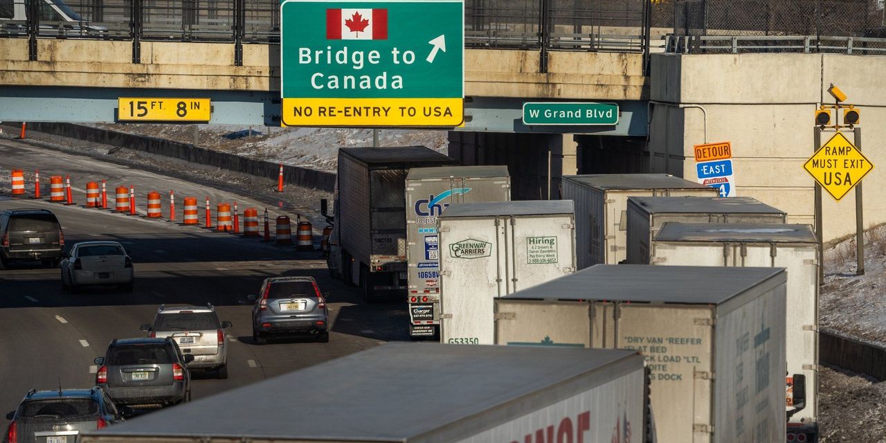 Officials Raise Concerns Canada Border Protest Will Disrupt Supply Chains