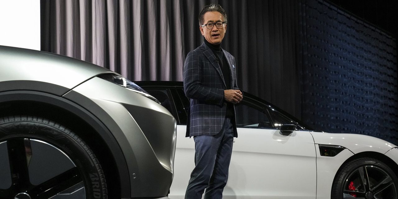 Sony Aims for High-End EV That Bills Extra for Entertainment