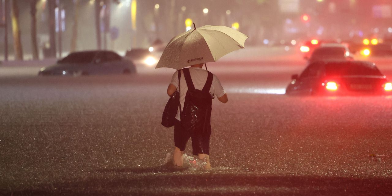 South Korea Suffers Worst Rainfall in Eight Decades