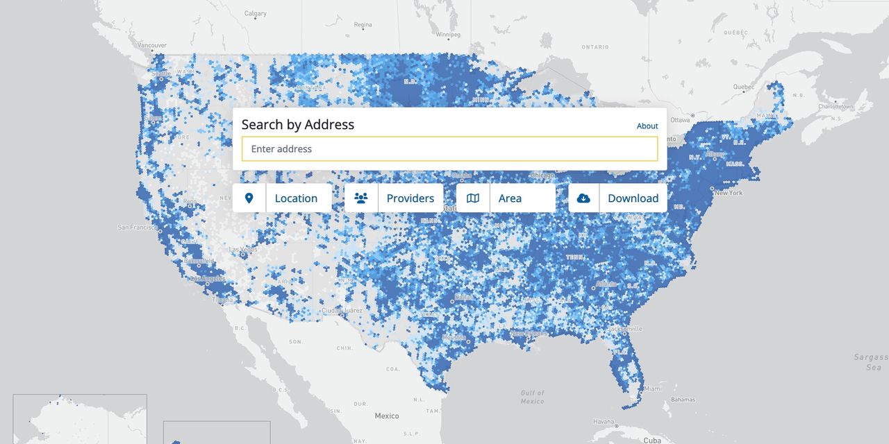 FCC Publishes Map Showing Broadband Coverage Gaps